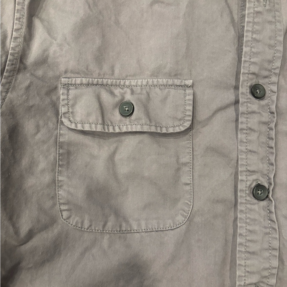 Men’s AG Adriano Goldschmied Gray Casual Button Down Shirt - Picture 2 of 11